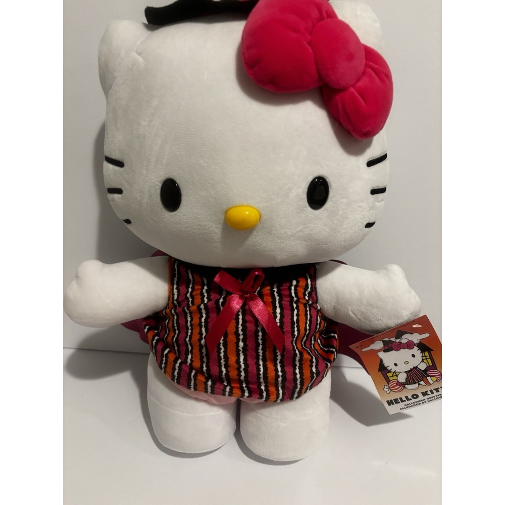 NWT Hello Kitty Halloween Greeter Bright Witch Stuffed Animal